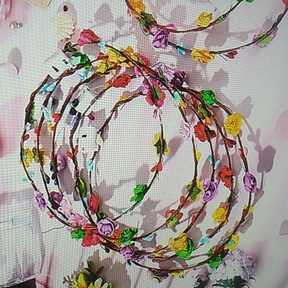 1 led Flower Headband, Light up Flower Crown Garland Headdress Floral - Picture 5 of 8